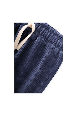 Cigit Fitilli Kadife Jogger Pantolon 1-10 Yaş Lacivert Lacivert