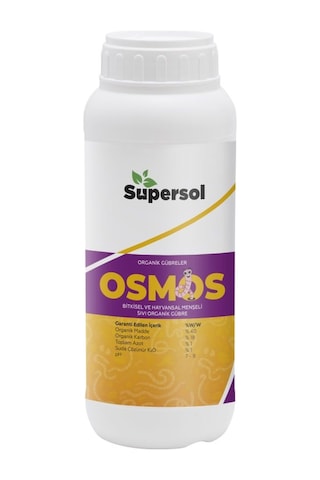 Supersol Osmos 1 L - Bitkisel Ve Hayvansal Kaynaklı Organik Sıvı Gübre 1 Lt