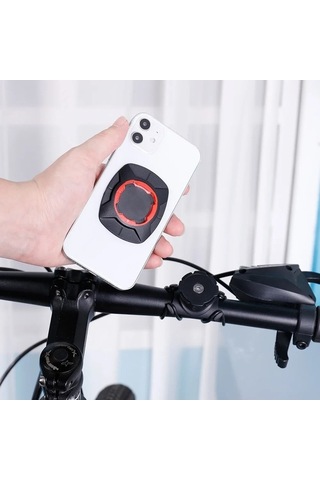 Tysm Joyjadehub Bisiklet Gidon Mavi Telefon Standı Motosiklet 1pc Abs Materyal, Kırmızı Ve Mavi Renkler 1pc