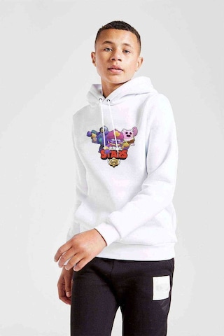 Tshirthane Brawl Stars Kahramanlar Baskılı Unisex Çocuk Kapüşonlu Sweatshirt