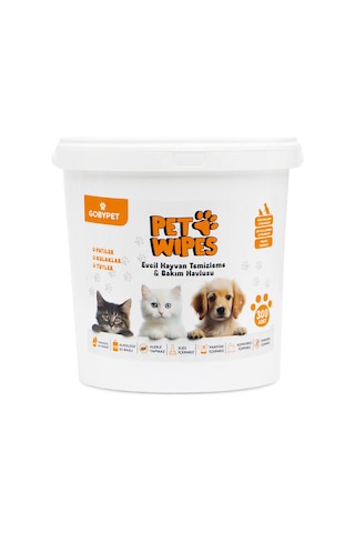 Gobypet Wipes Evcil Hayvan Temizlik Havlusu 300 Adet