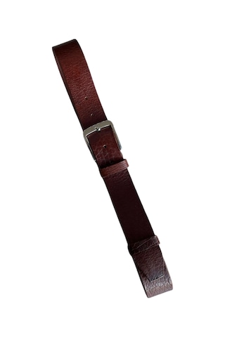 Kızıl Kahve 4,5 cm Eninde Deri Erkek Kemeri 130 CM