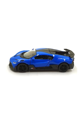 Kinsmart 1:36 Ölçek Metal Bugatti Divo Diecast Çek Bırak Araba Mavi
