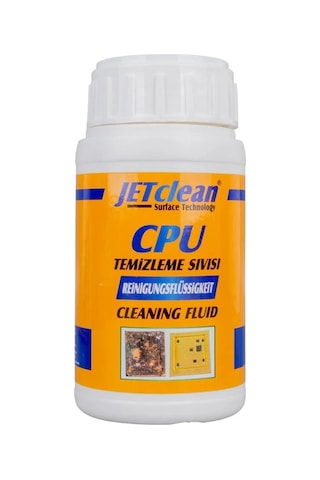 Jetclean Cpu-250 Cpu Entegre Temizleme Sıvısı 250 Ml - Bilgisayar Ve Elektronik Parça Temizleyici