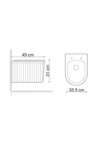 Et-w1000 Asma Klozet Parlak Beyaz Diğer