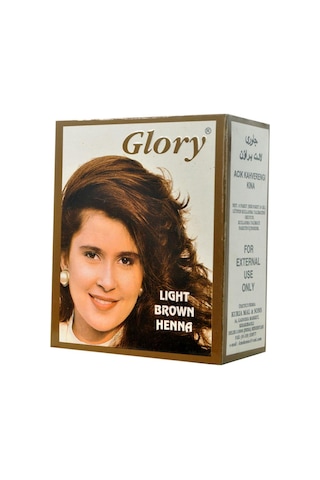 Glory Glory Açık Kahverengi Hint Kınası (Light Brown Henna) 10 Gr
