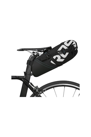 Roswheel Suya Dayanıklı 8 L Bisiklet Kuyruk Çantası - Siyah -1314 Siyah