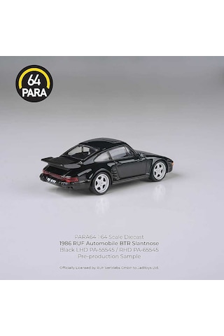 Para64 Porsche Ruf 1986 Btr Black Lhd Pa-55545 Çok Renkli