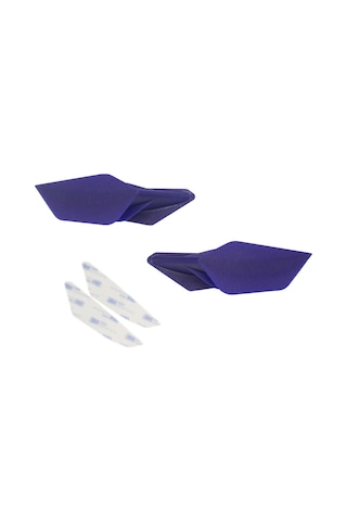 Jeehugo Honda Suzuki Yamaha Kawasaki Bmw Gp Motosiklet Abs Aerodinamik Kanat Takımı - Mavi, 2 Adet, Dekoratif Ve Fonksiyonel Aksesuar