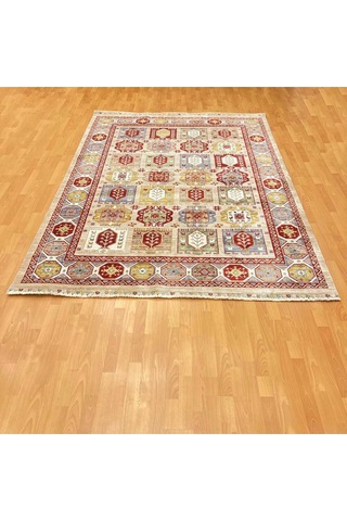 İran Saray 200 X 300 Bambu Yün Halı Çok Renkli