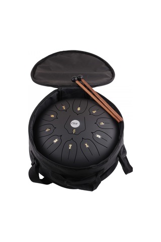 Cox Cstd-bk Steel Tongue Drum Siyah Meditasyon Ve Yoga İçin İdeal Vurmalı Çalgı