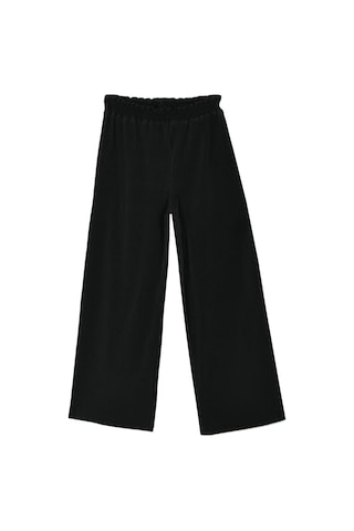 Alglıfe Kız Çocuk Pantolon - İnce Soft Bürümcük Kumaş Siyah