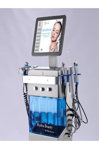 Hemels Profesyonel Hydrafacial 14 Multifonksiyon 8 Başlıklı Cilt Bakım Cihazı