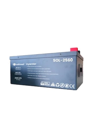 Solinved 25.6 V 100ah Lityum Akü Solinved 25.6 V 100ah Lityum Akü