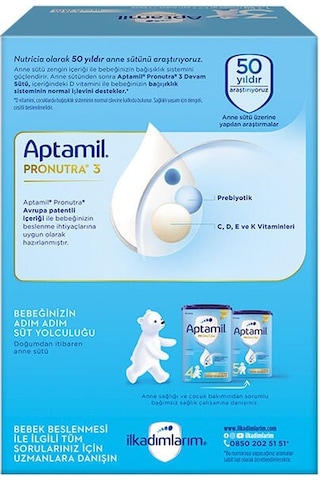 Aptamil 3 Devam Sütü Maması 9-12 Ay 1200 G