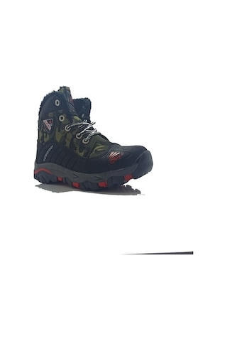 Abay Patik Siyah Waterproof Fermuarlı Çocuk Bot Siyah