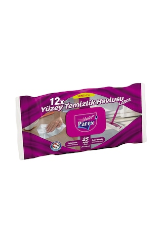 25 Li Yüzey Temizlik Havlusu Large 12'li Paket Diğer