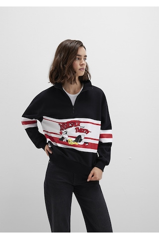Mavi - Siyah Sweatshirt 1s10472-900 Siyah