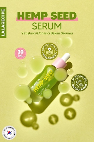 Lalarecipe Tohumu Ekstresi İçeren Serum LALARECIPE Hemp Seed Serum