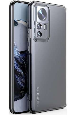 Prolysus Xiaomi Mi 12t Kılıf Kamera Korumalı Şeffaf Yumuşak Silikon Kılıf