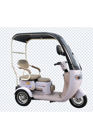 Arora Rüzgar Pro 650 W 60 V 20 AH 3 Tekerlekli Elektrikli Motosiklet Lila
