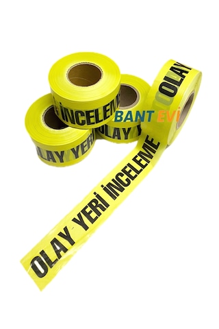 Olay Yeri İnceleme Bandı 7cmx500metre Olay Yeri İkaz Şeridi