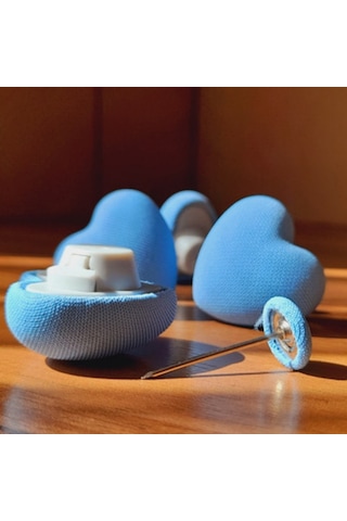 Yorgan,nevresim, Sabitleyici 4adet -mavi