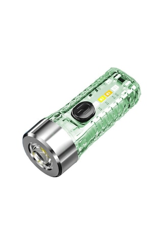 Jeehugo Yeşil Anahtar Zinciri Feneri - Dışarıda Ve Evde Kullanım, Çok Fonksiyonlu, Parlak Işık, Acil Durum Aydınlatması Yeşil