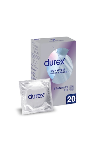 Durex Yok Ötesi Ultra Kaygan Ekstra İnce Prezervatif 20'li