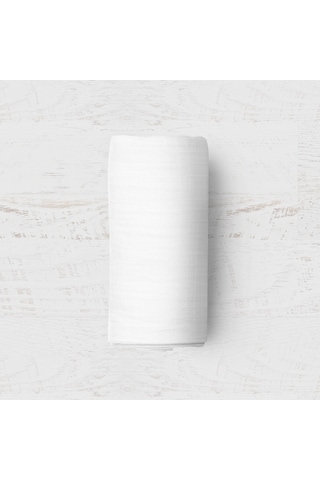 Makiteks Polycotton Beyaz 160x200 Çift Kişilik Lastik Çarşaf Seti