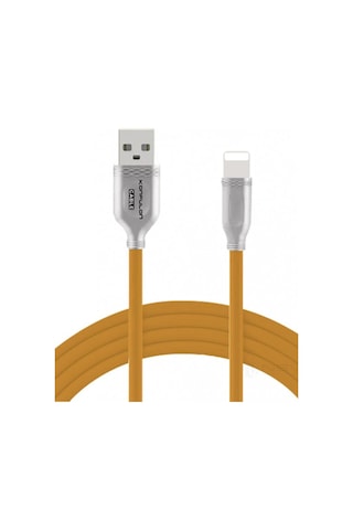 Konfulon - 646 - S48 Lightning Kablo Apple iPhone Uyumlu 1m 3a - Glblseme - - Sarı