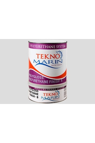 Teknomarin Polygloss Poliüretan Son Kat Boya Çift Kompenantlı 1 KG