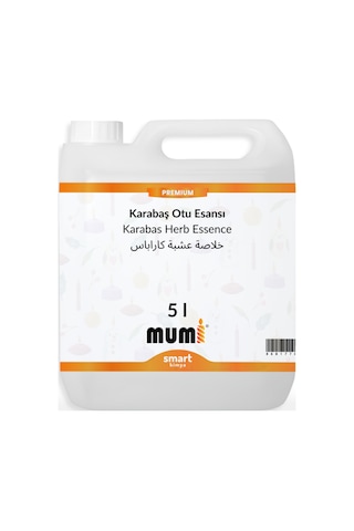Premium Karabaş Otu Mum Esansı 5 Litre