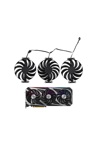 Asus Rog Strix Geforce Rtx 3060 Ti 3070 3080 3090 Ti Grafik Ekran Kartı Cf1010u12s T129215bu İçin 95mm T129215su Soğu