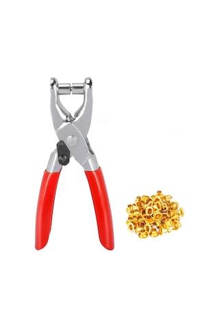 Workpro Wp231079 140mm Cr-v Profesyonel Kuşgözü Pense + 100 Adet 4,5mm Kuşgözü Perçin