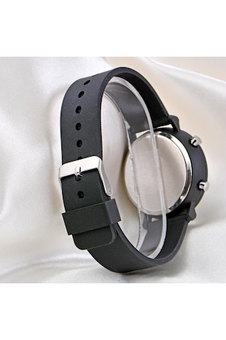 Yeni Sezon Unisex Kol Saati Siyah Renk Silikon Kordon Led Bileklik St-304122