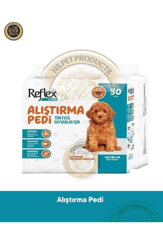Reflex Care Reflex Care Kaydırmaz Köpek Alıştırma Pedi 60x90 Cm 30'lu