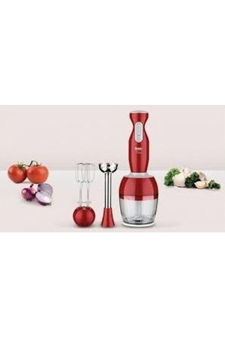 Fakir Tilia 1000 W Mikser & Blender Seti Kırmızı Outlet