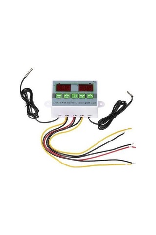 Flybuy Çift Ekranlı Akıllı Sıcaklık Kontrol Cihazı - Soğutma/ısıtma Dual Kontrol Zfx-st3012, -50 110 Ölçüm Aralığı