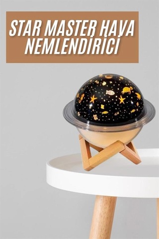 Znv Zenvia Mey İthalat Hava Nemlendirici Led Işıklı Gece Lambası Yıldız Görünümlü Renk Değiştiren Znv2025