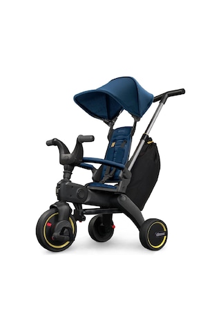 Doona Liki Trike Tek Parça Katlanır 3 Tekerlekli Bebek Bisikleti S3 Mavi