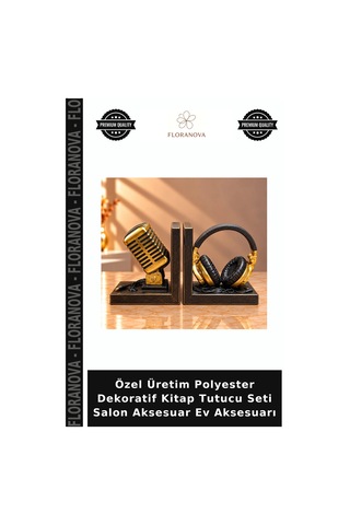 Özel Üretim Polyester Dekoratif Kitap Tutucu Seti Salon Aksesuar Ev Aksesuarı