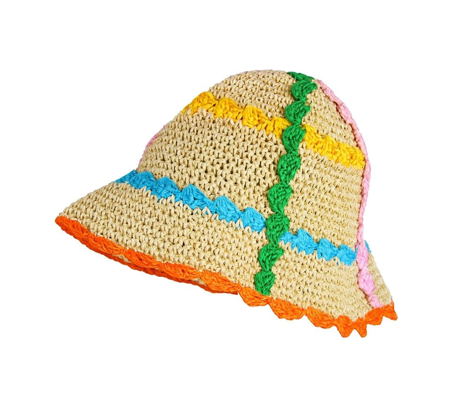Tuttu Fruttili Örgü Şapka Çok Renkli
