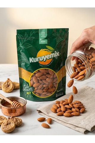 Doğal Çiğ Badem İçi - %100 Doğal Ve Sağlıklı Enerji Deposu 1kg 1 KG
