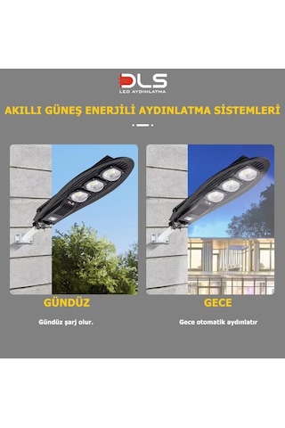 664-st400 Solar 400 Dls Güneş Enerjili Bahçe Çevre Lambası