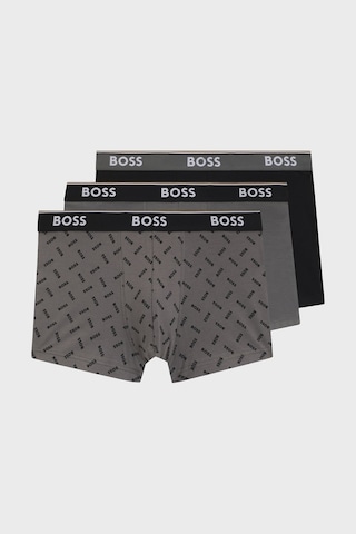 Boss Erkek Boxer 50554443 060 Gri-siyah-gri Gri-siyah-gri