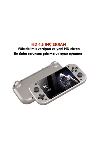 M17 4.3inç Psp Ve Playstation 1 Oyun Yüklü 10000+ Oyunlu Retro Arcade Oyun Konsolu