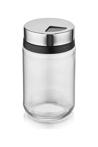 Qlux Premium Cam Tuzluk Biberlik - 370 Ml Gri