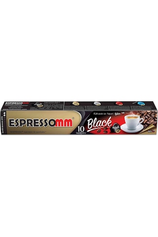 Espressomm Nespresso Uyumlu Black Kapsül Kahve 10 Adet