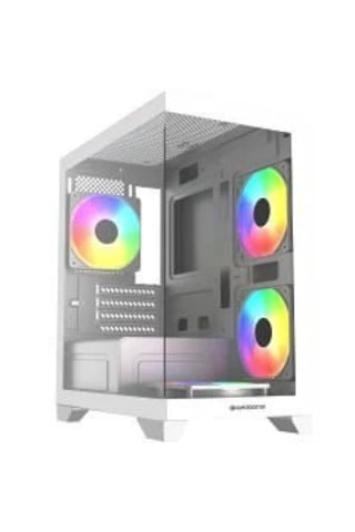 Gamebooster Gb-m6001w 600w 4 12 R.bow Fan Usb 3.0 Seaview Midt Matx Gaming Kasa